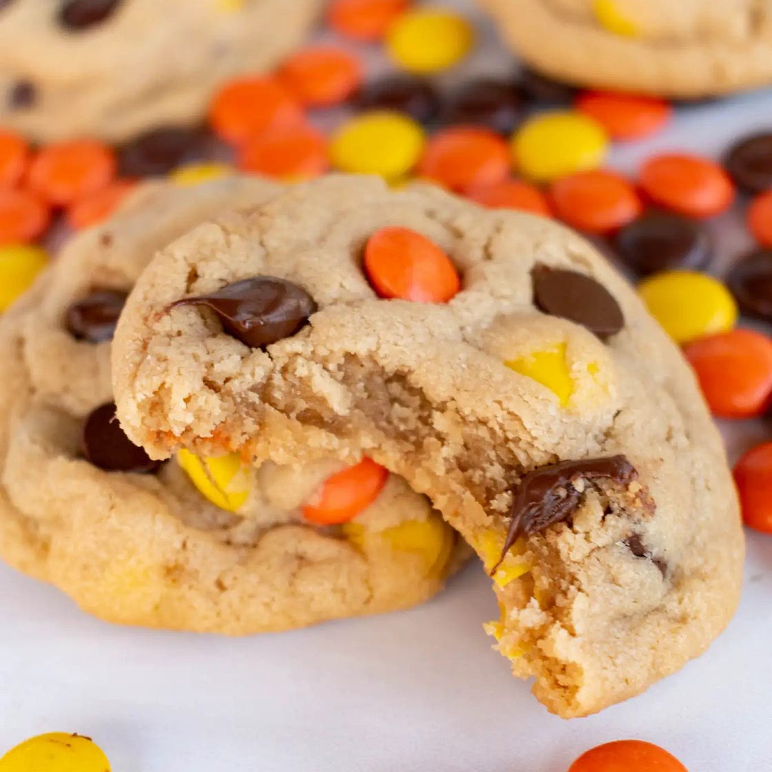 Reese's Pieces Peanut Butter Cookies