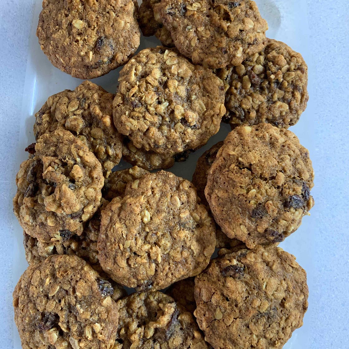 Soft and Chewy Oatmeal Raisin Cookies