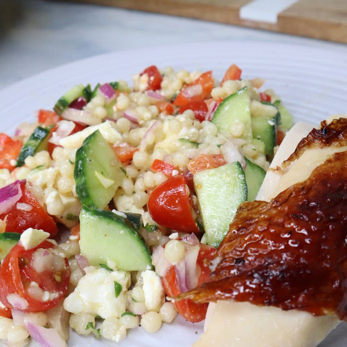 Summer Couscous Mediterranean Salad
