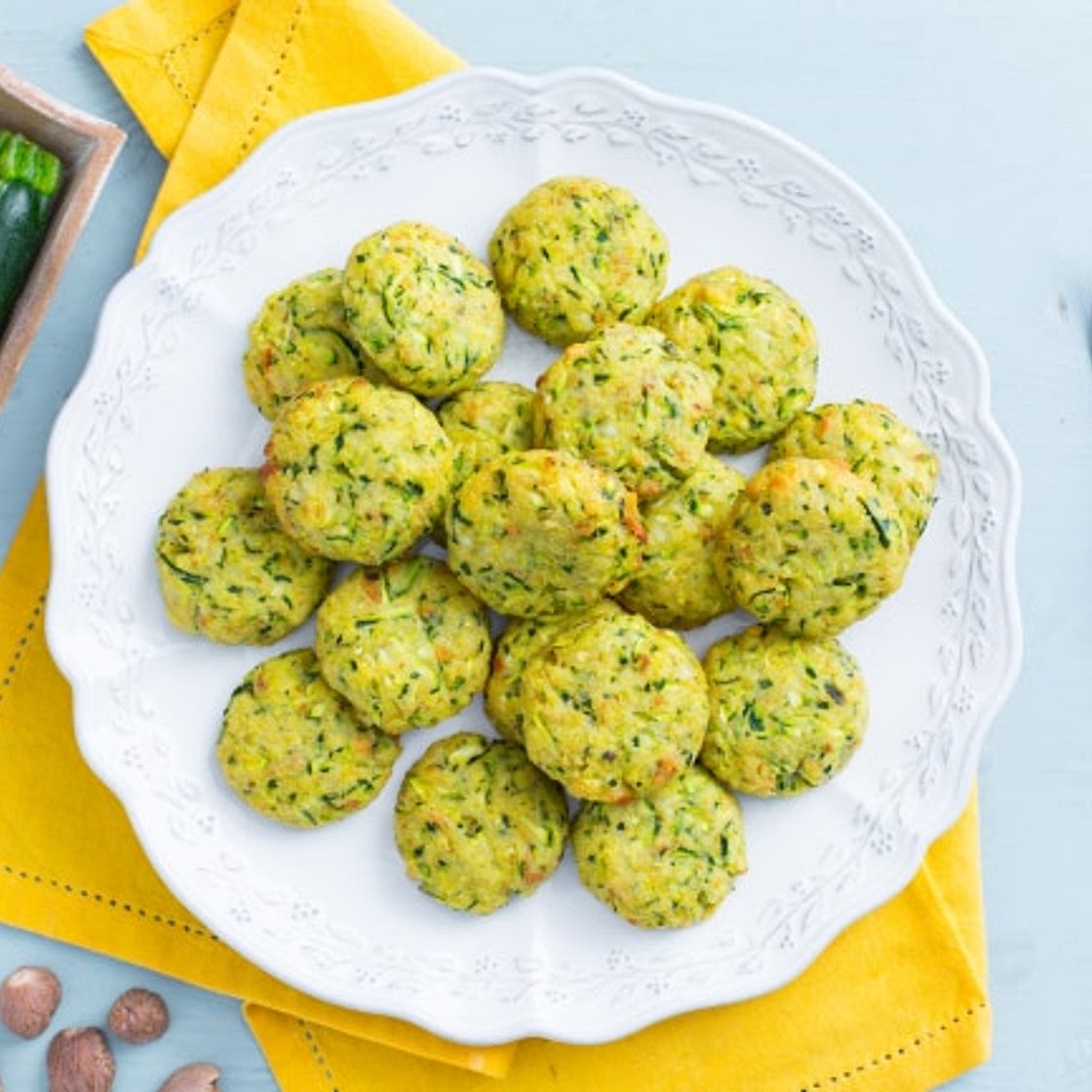 Polpette di zucchine al forno