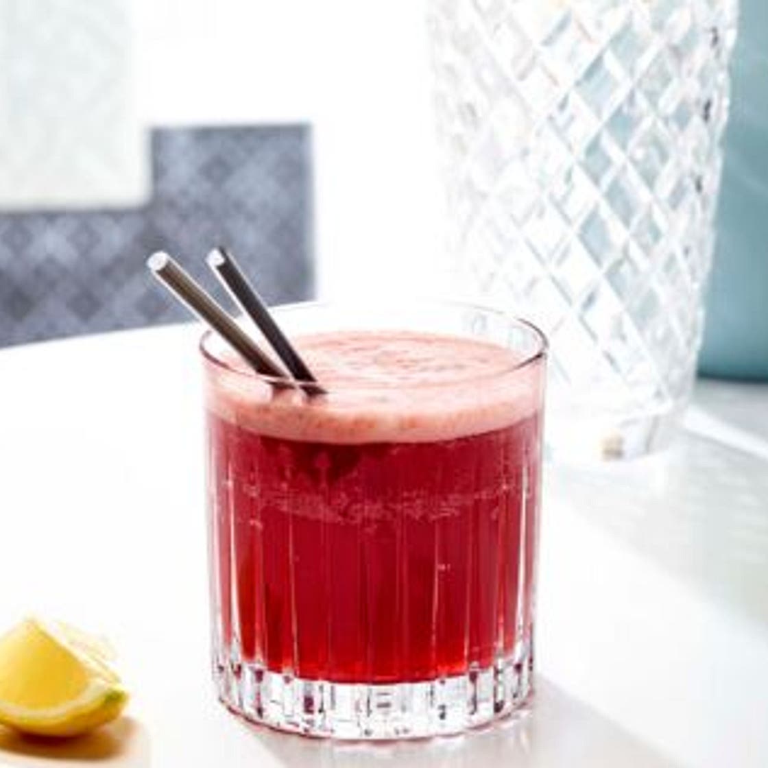 Cocktail crème de cassis bourbon