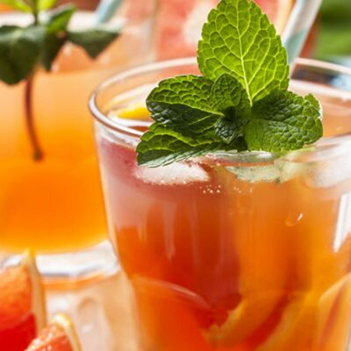 Cocktail thé vert aux agrumes