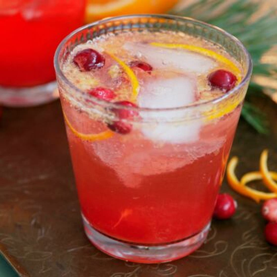 Cocktail Cranberry Fizz avec et sans alcool