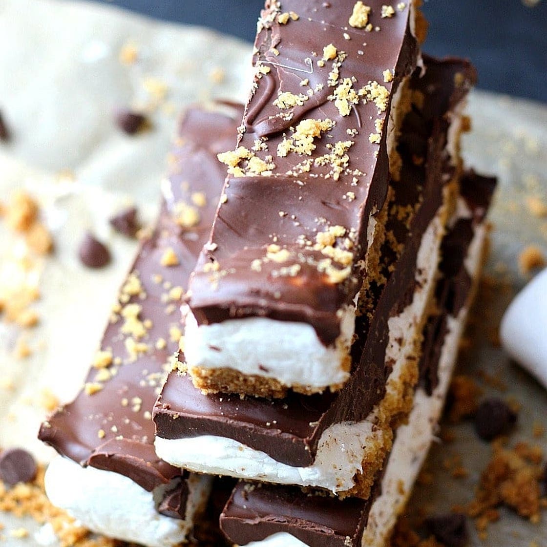 No-Bake S’mores Bars