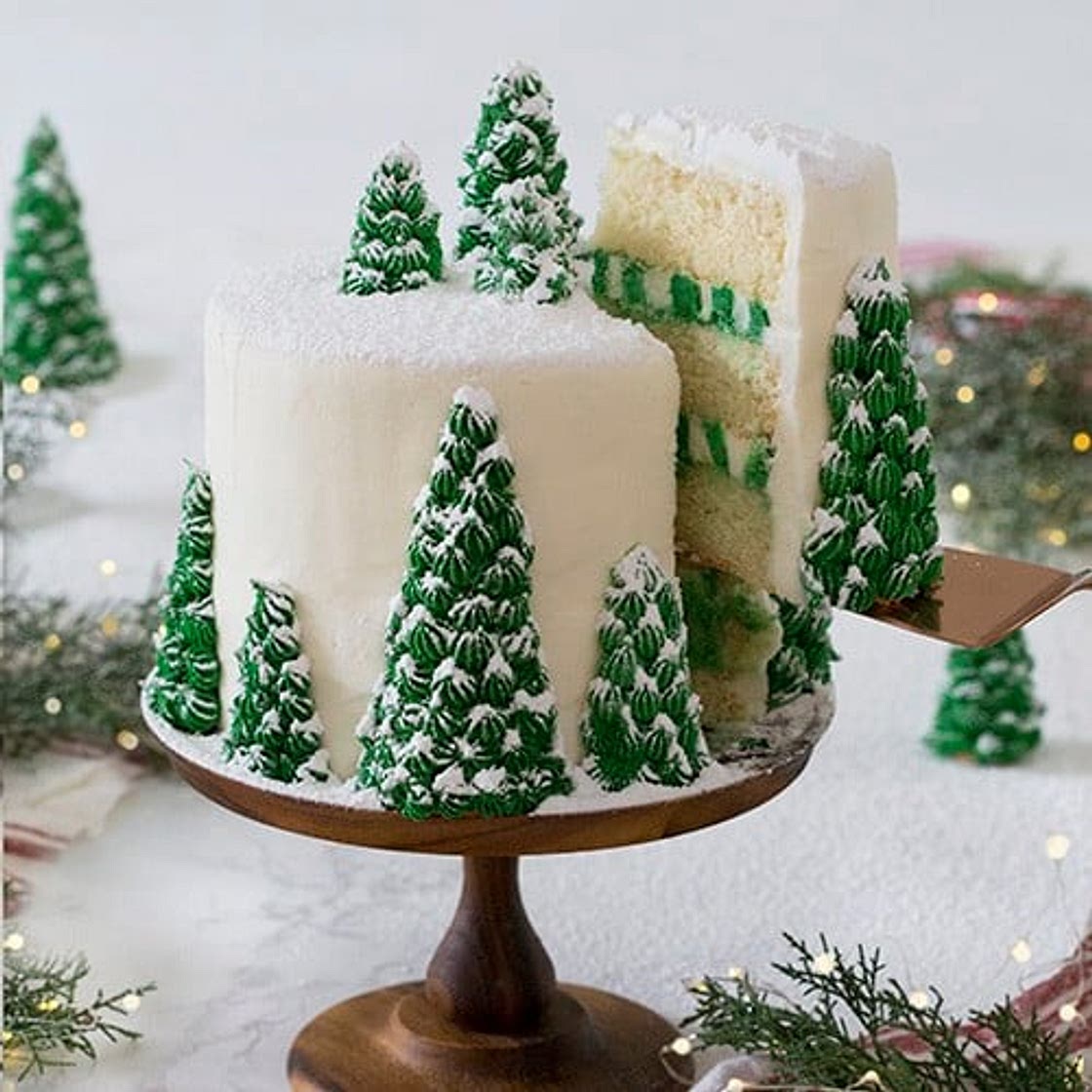 Christmas Tree Cake