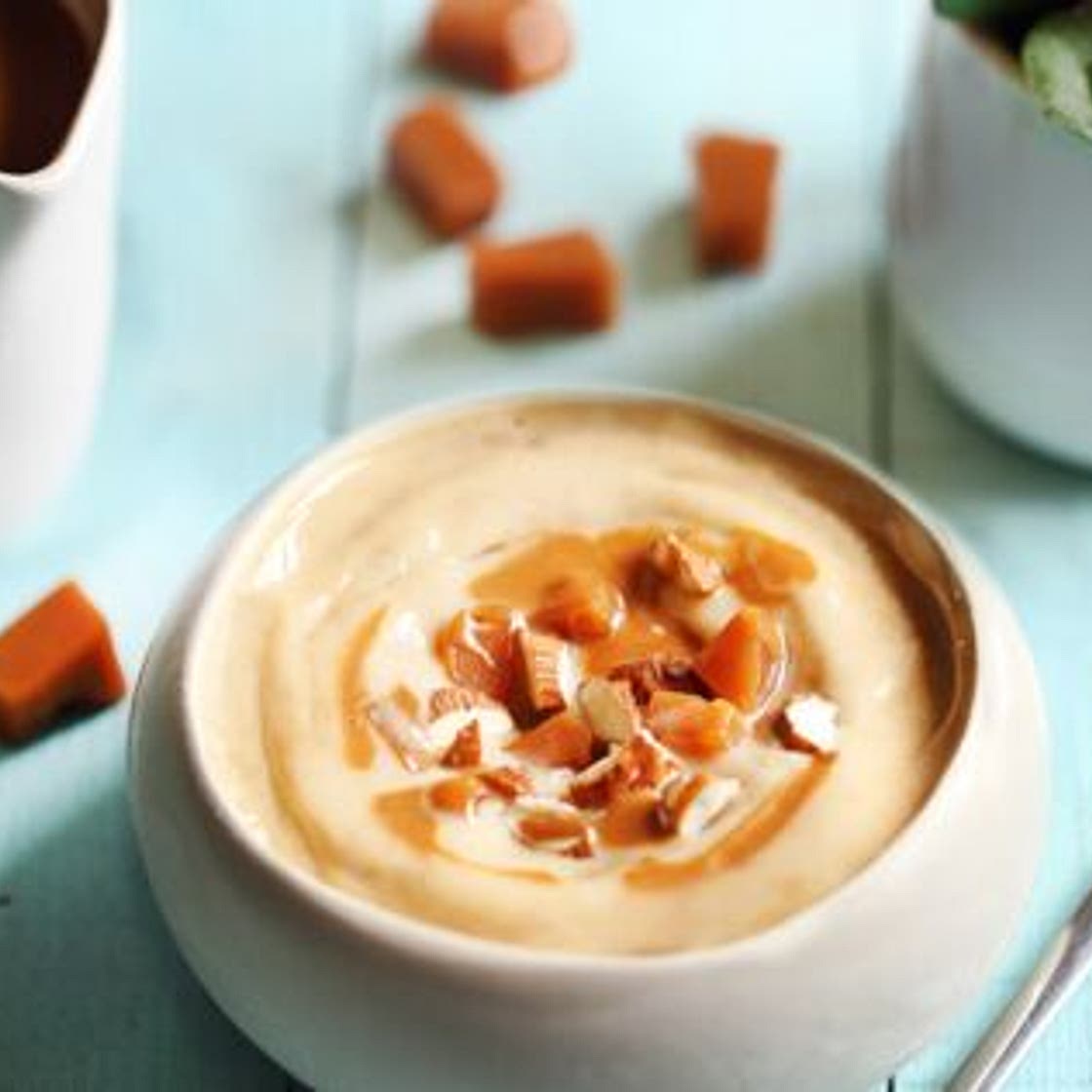 Frozen smoothie au caramel