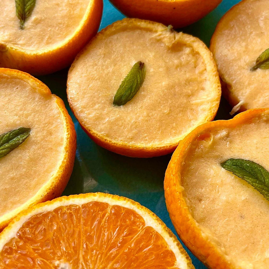 Easy No Churn Orange Sorbet