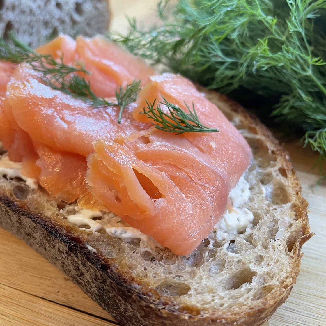 Smoked Salmon Toast