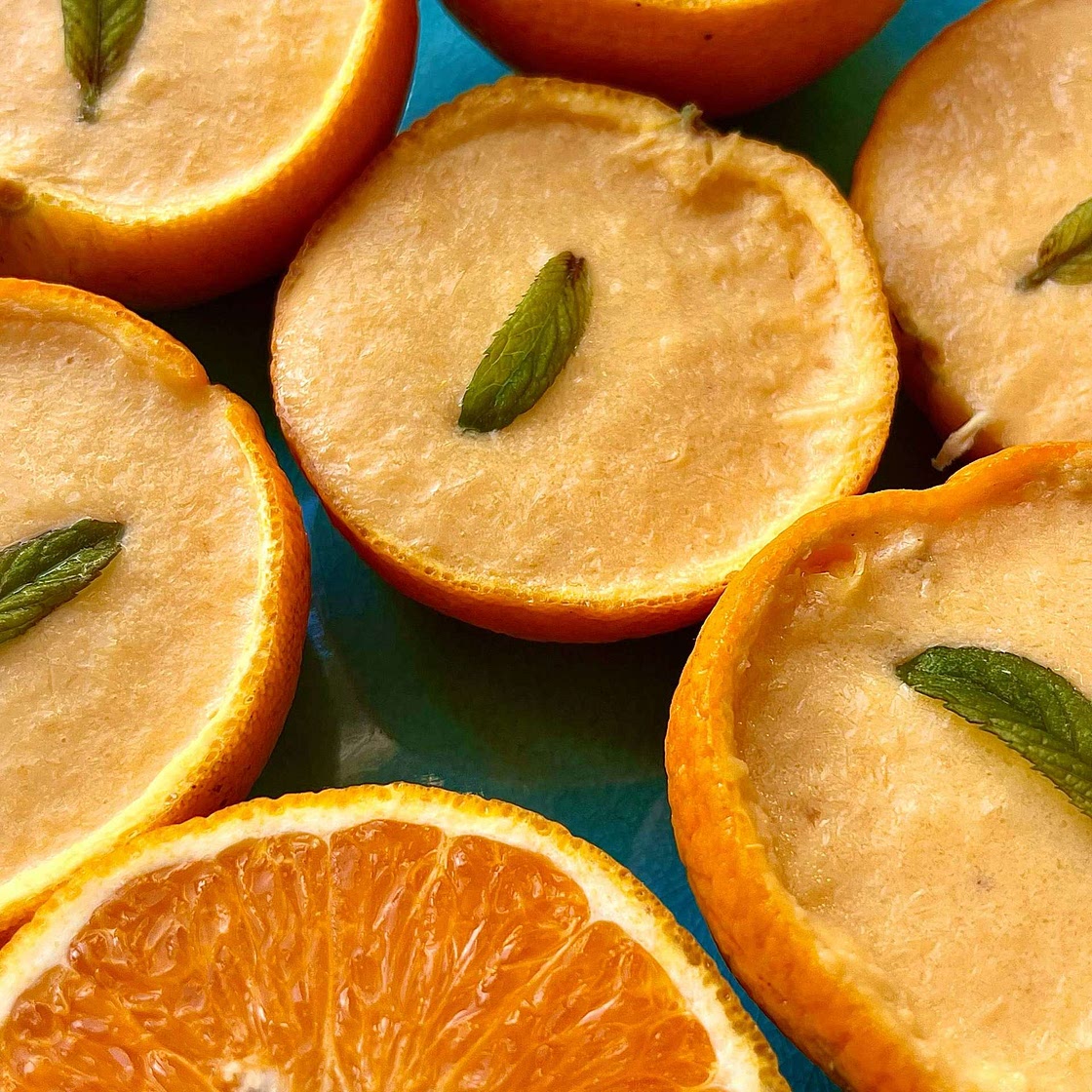 Easy No Churn Orange Sorbet