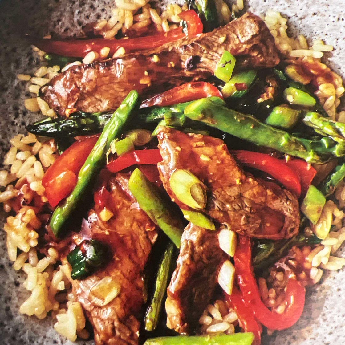 Steak and Asparagus Stir-Fry