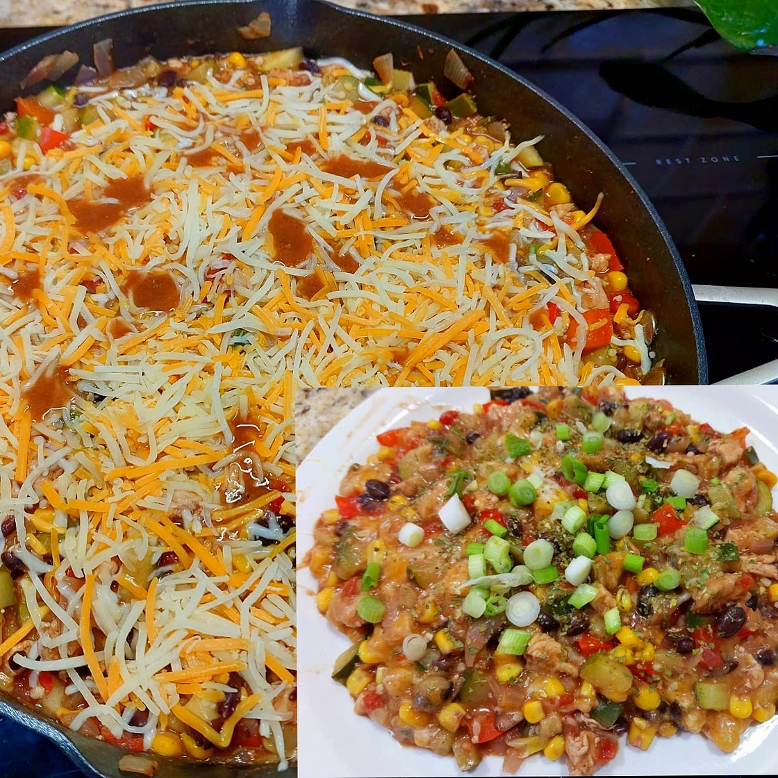 Tex Mex Chicken and Zucchini Recipe