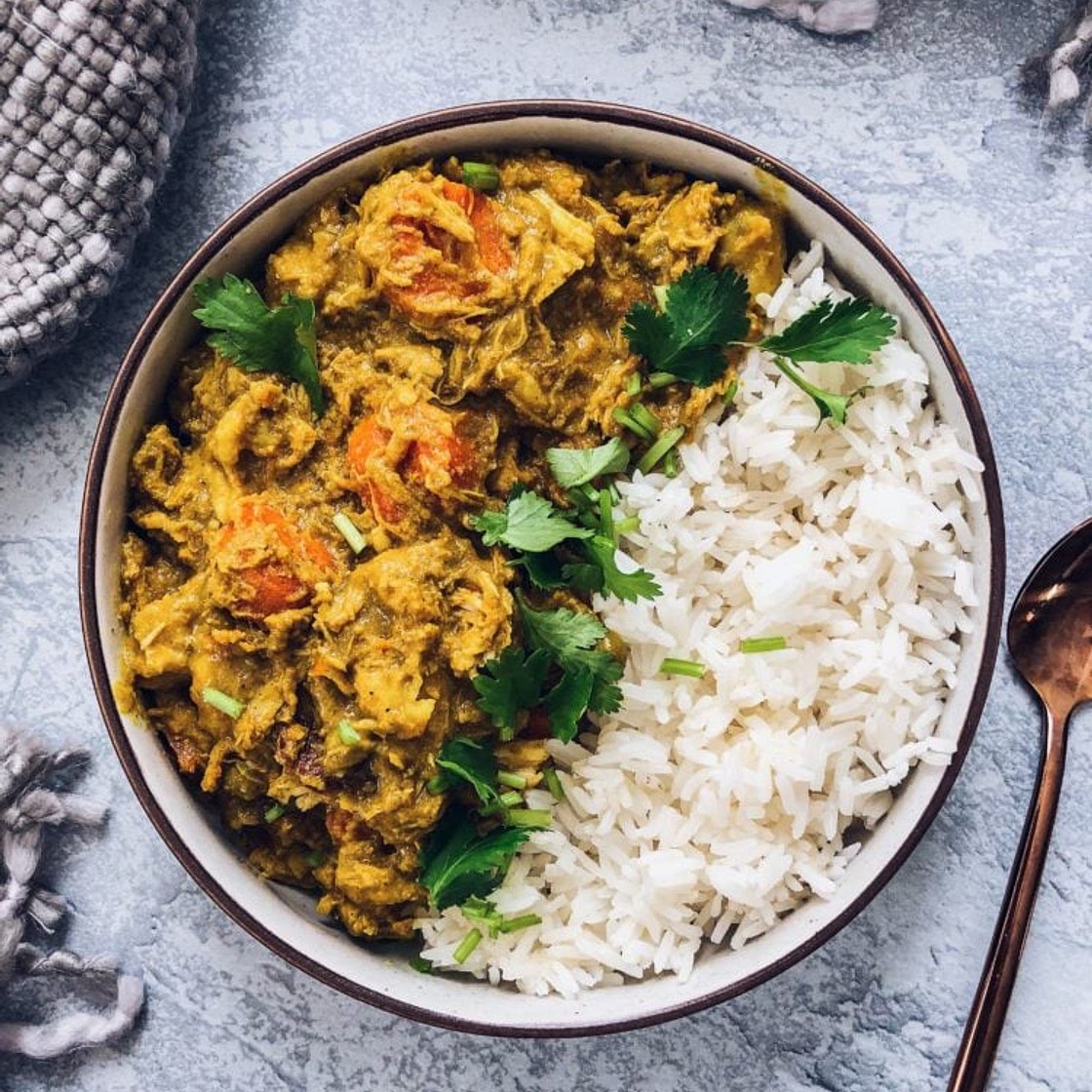 Crockpot Coconut Thai Curry Chicken