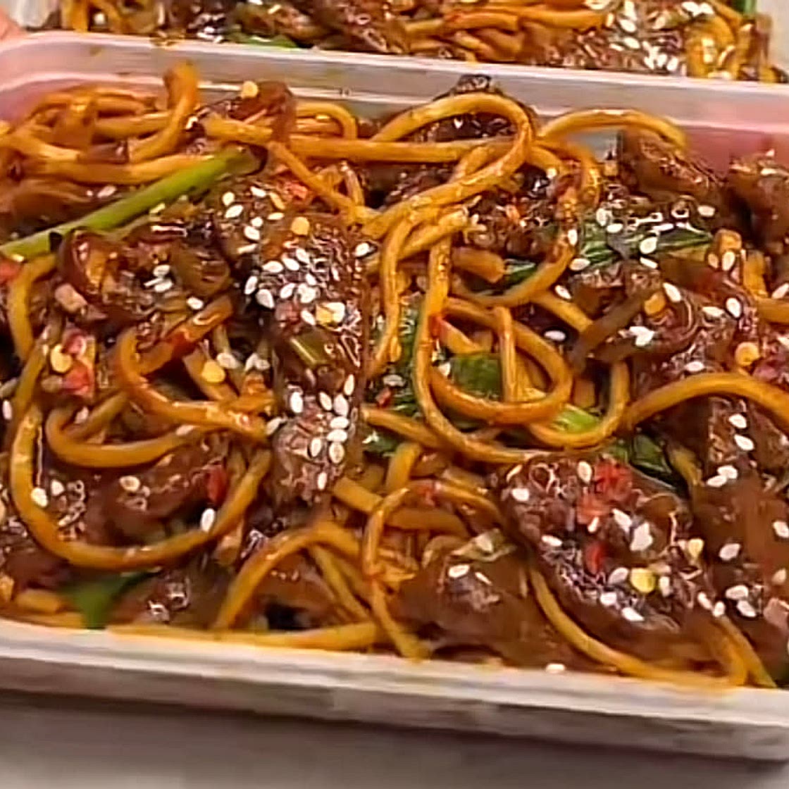 Mongolian Beef Noodles