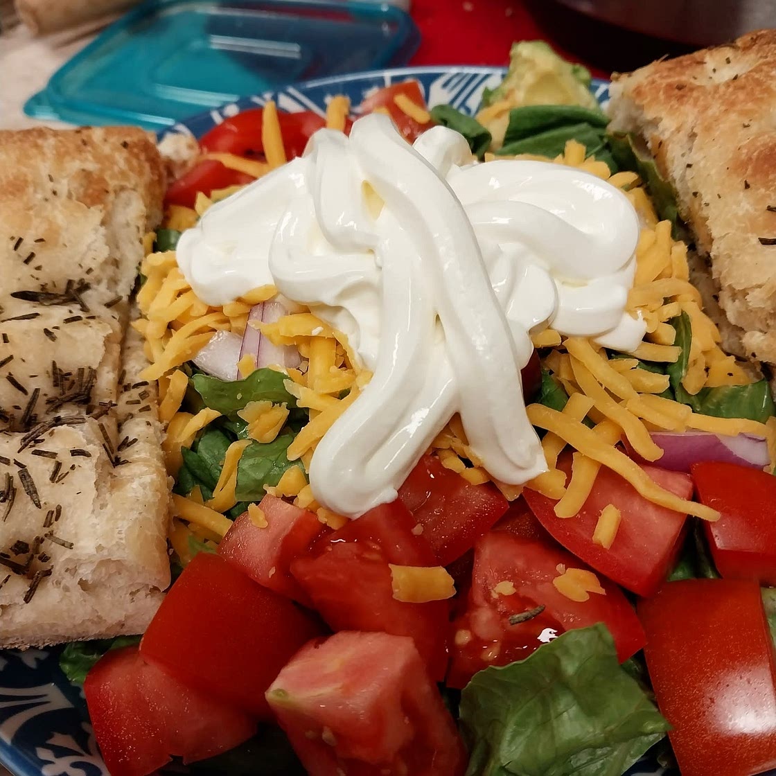 Instant Pot Chicken Taco Bowls