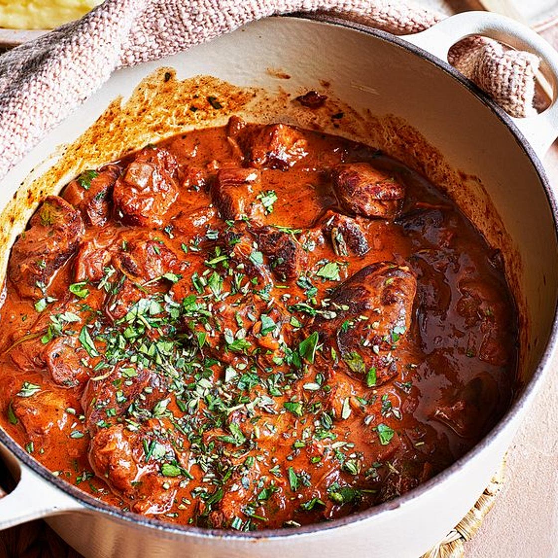 Beef and red wine stew