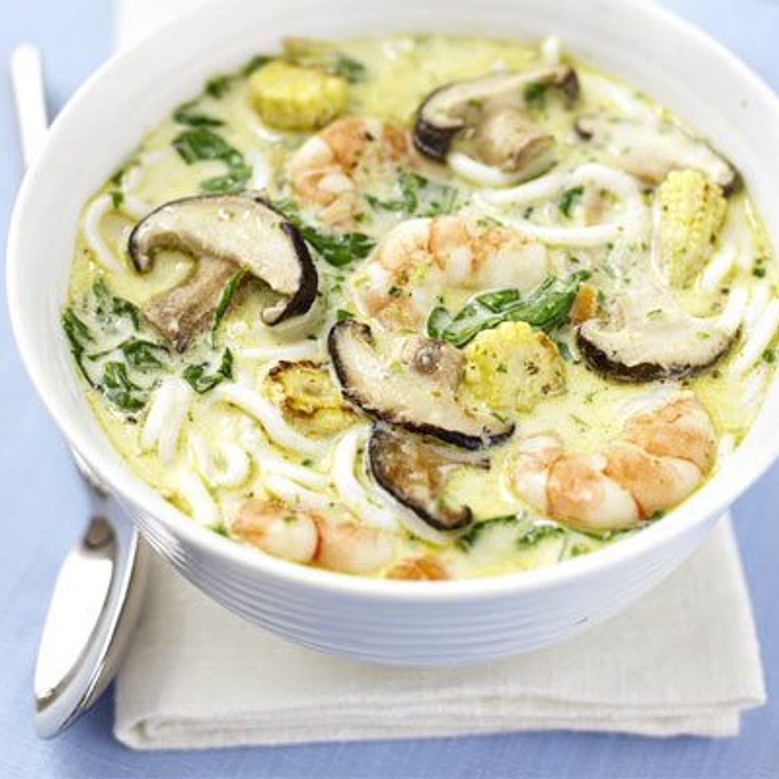 Spicy prawn soup