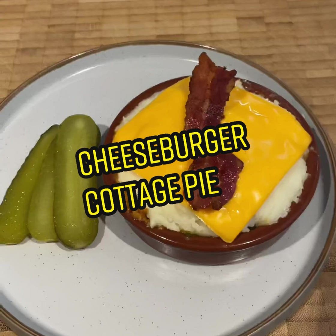  Bacon Cheese Burger Cottage Pie. 