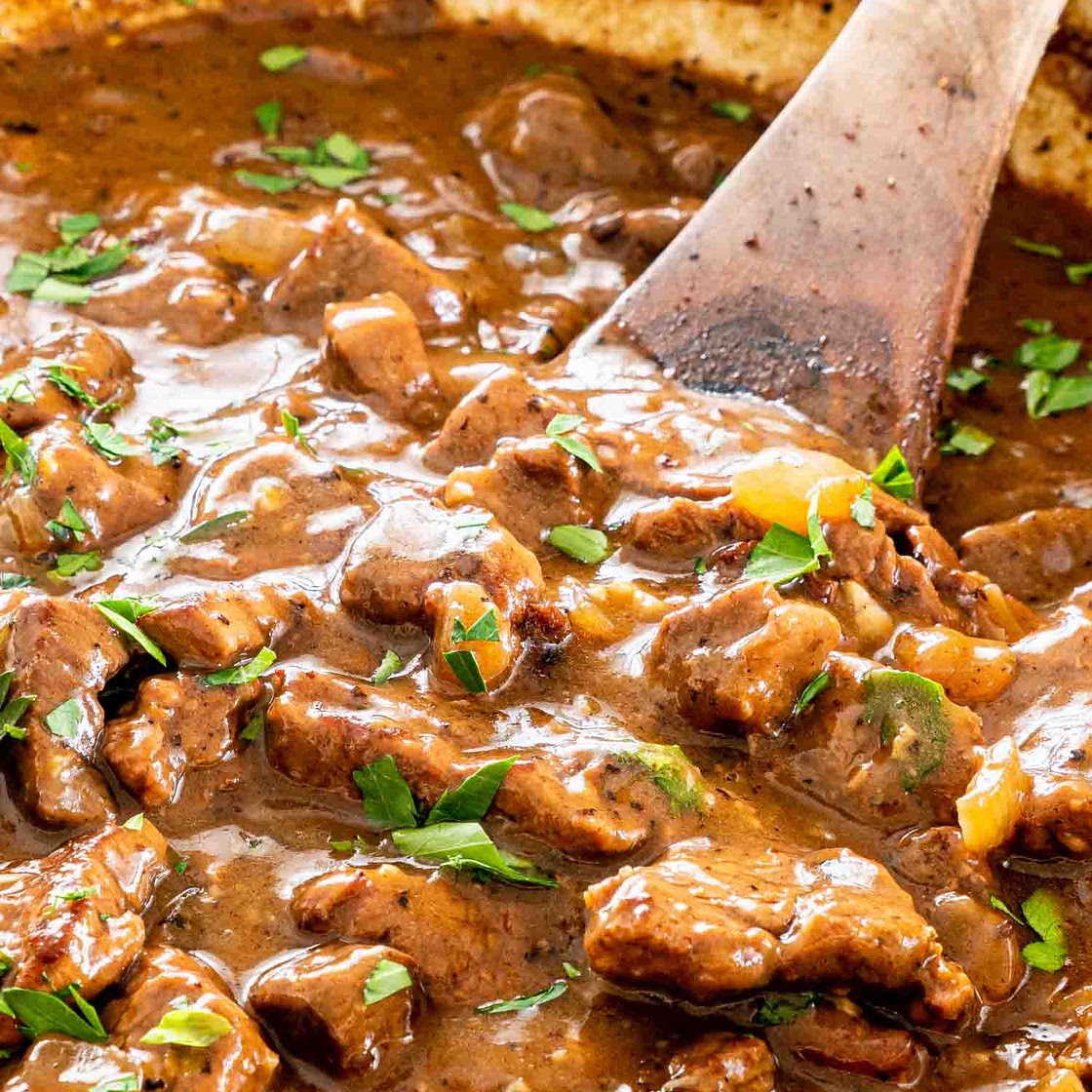 Beef Tips with Gravy