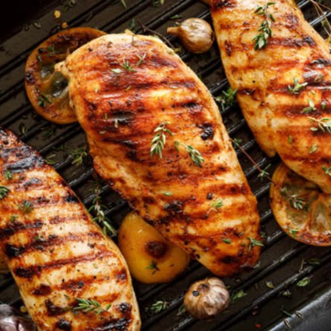 Grilled Dark Chicken Cutlets 