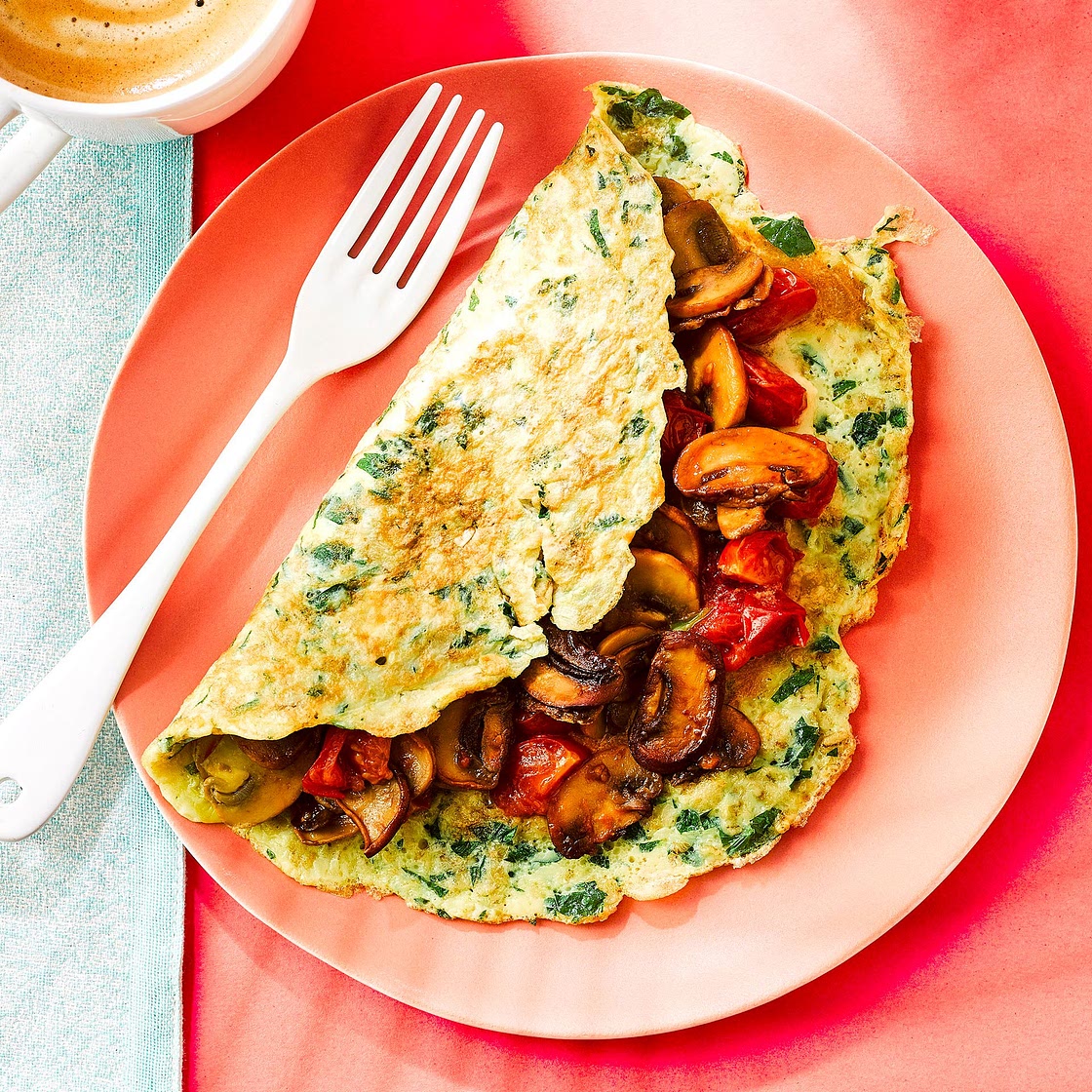 Breakfast egg wraps