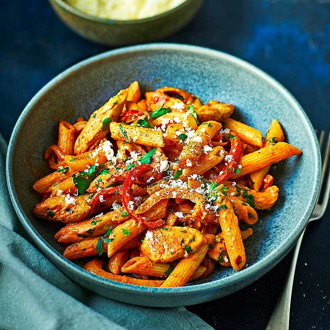 Fajita-style pasta