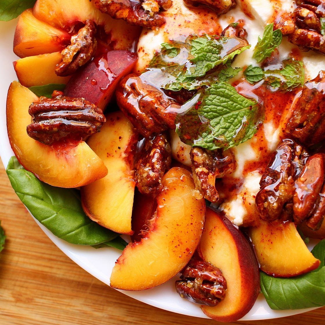 Watermelon Strawberry Caprese Salad