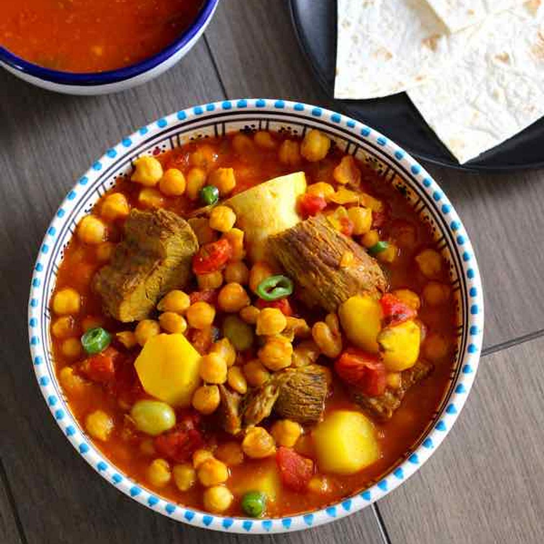 Abgoosht (ab stands for water and gusht for meat)