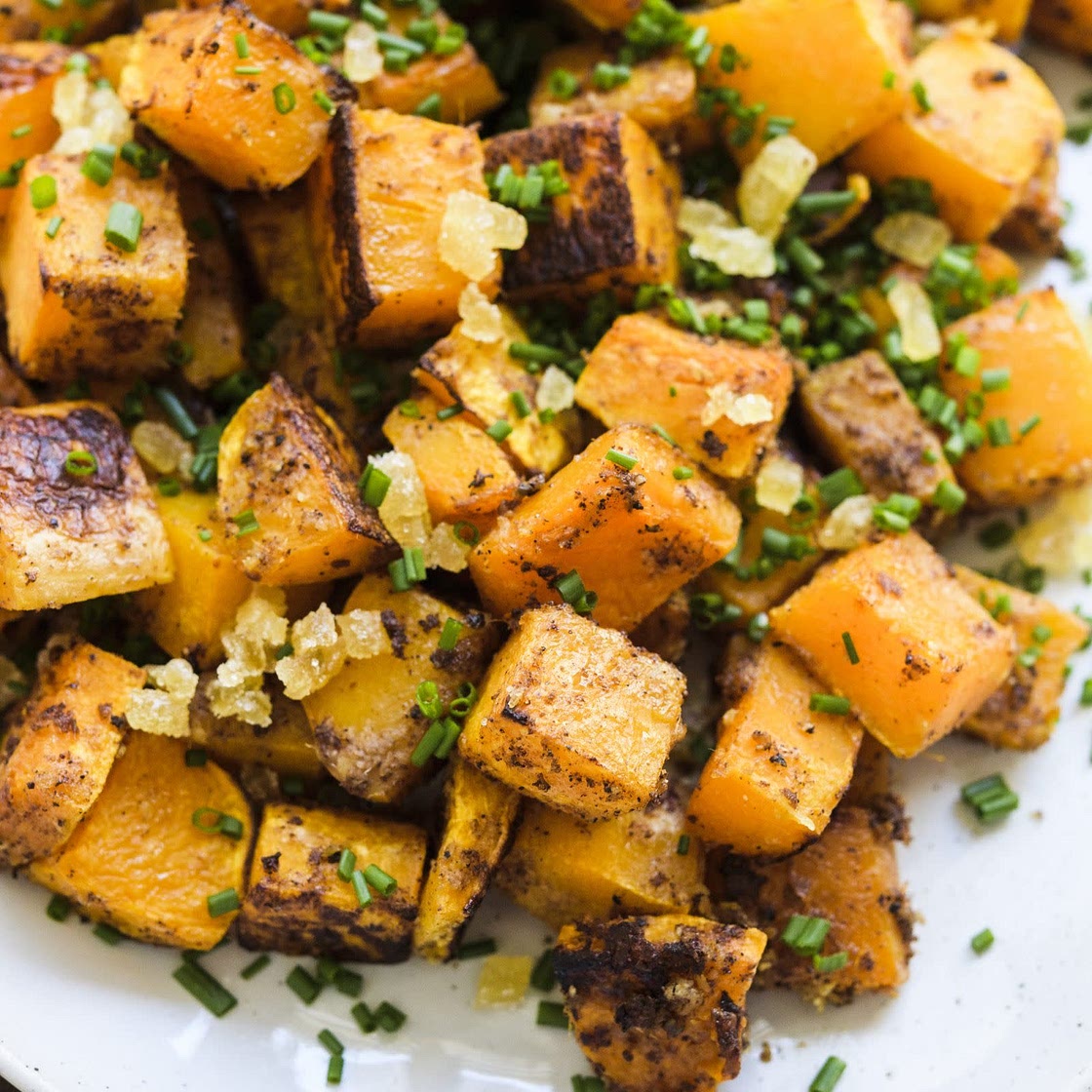 Roasted Squash w/ Ginger & Five-Spice
