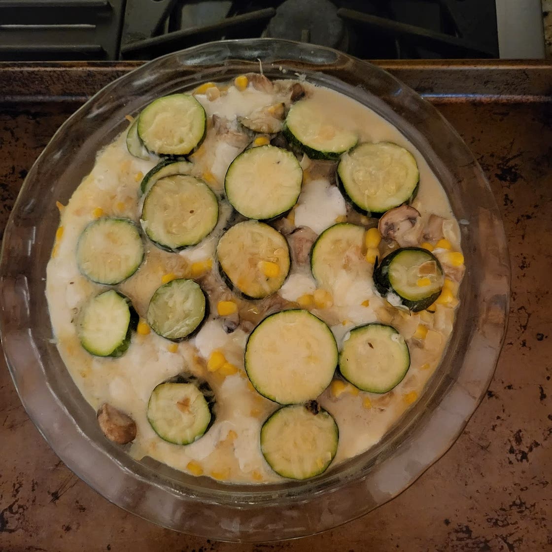 Sweet Corn and Zucchini Pie