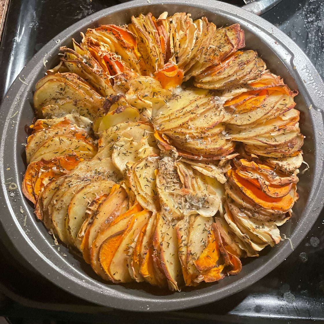 Low FODMAP Root Vegetable Tian