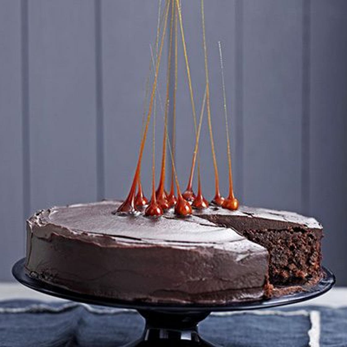Chocolate & hazelnut celebration cake