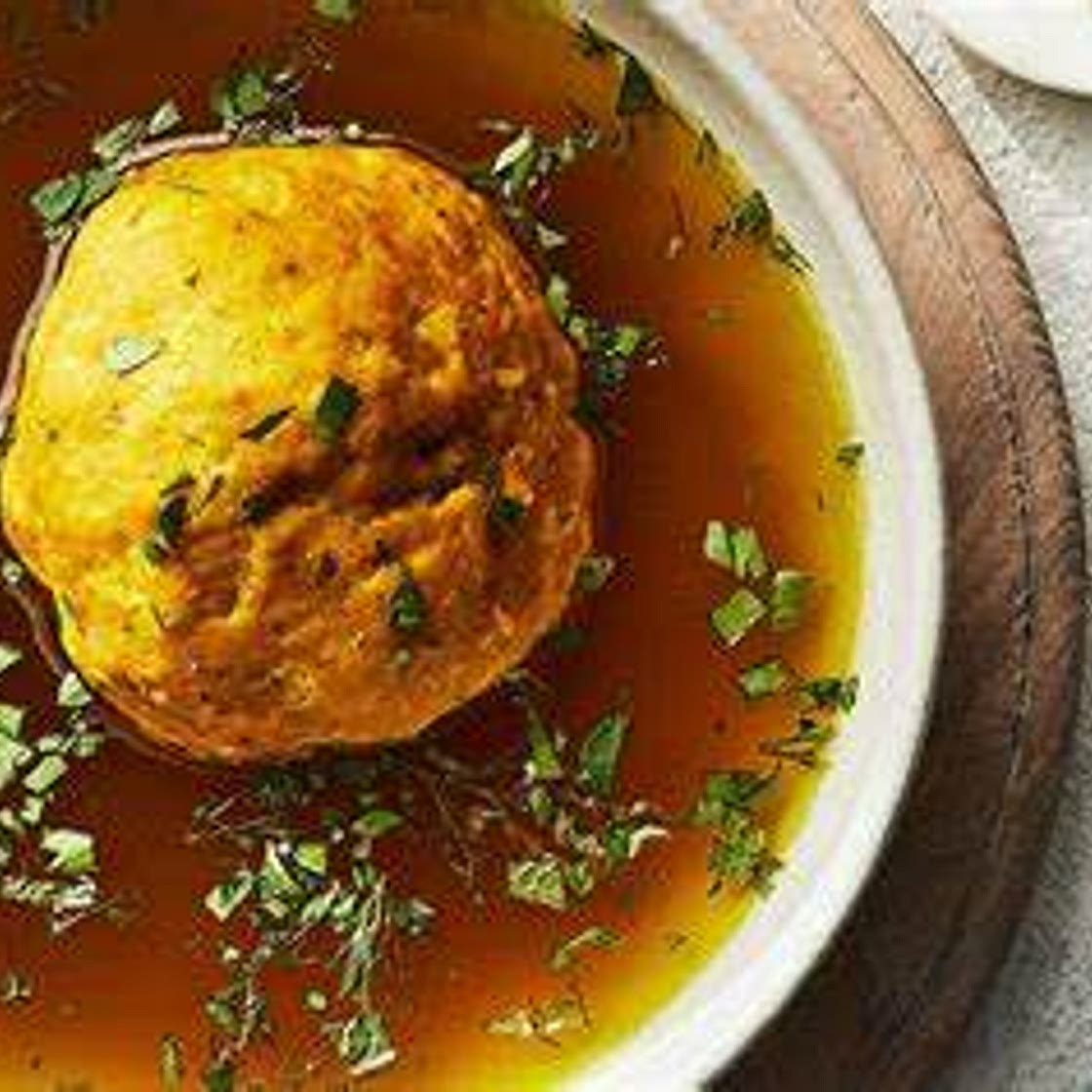 Persian Chicken Meatball Soup (Gundi)