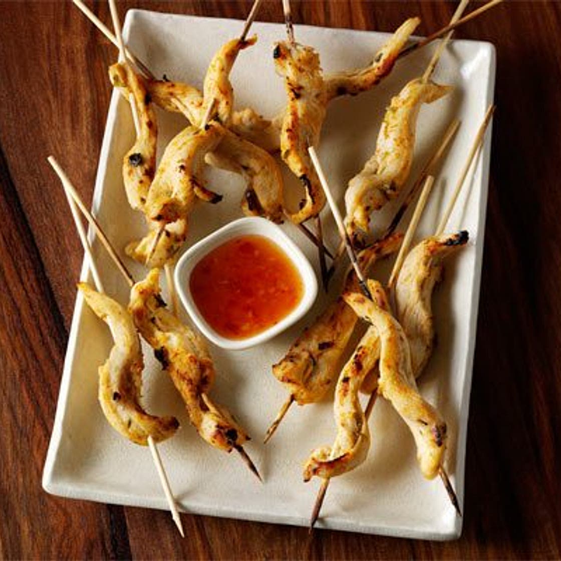 Thai chicken skewers