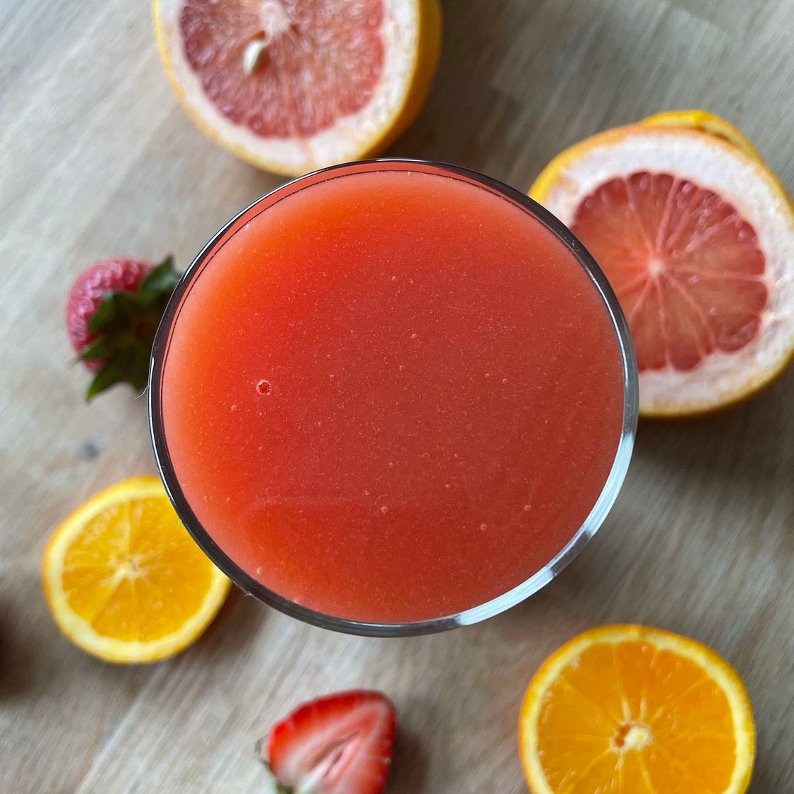 Orange Strawberry Grapefruit juice
