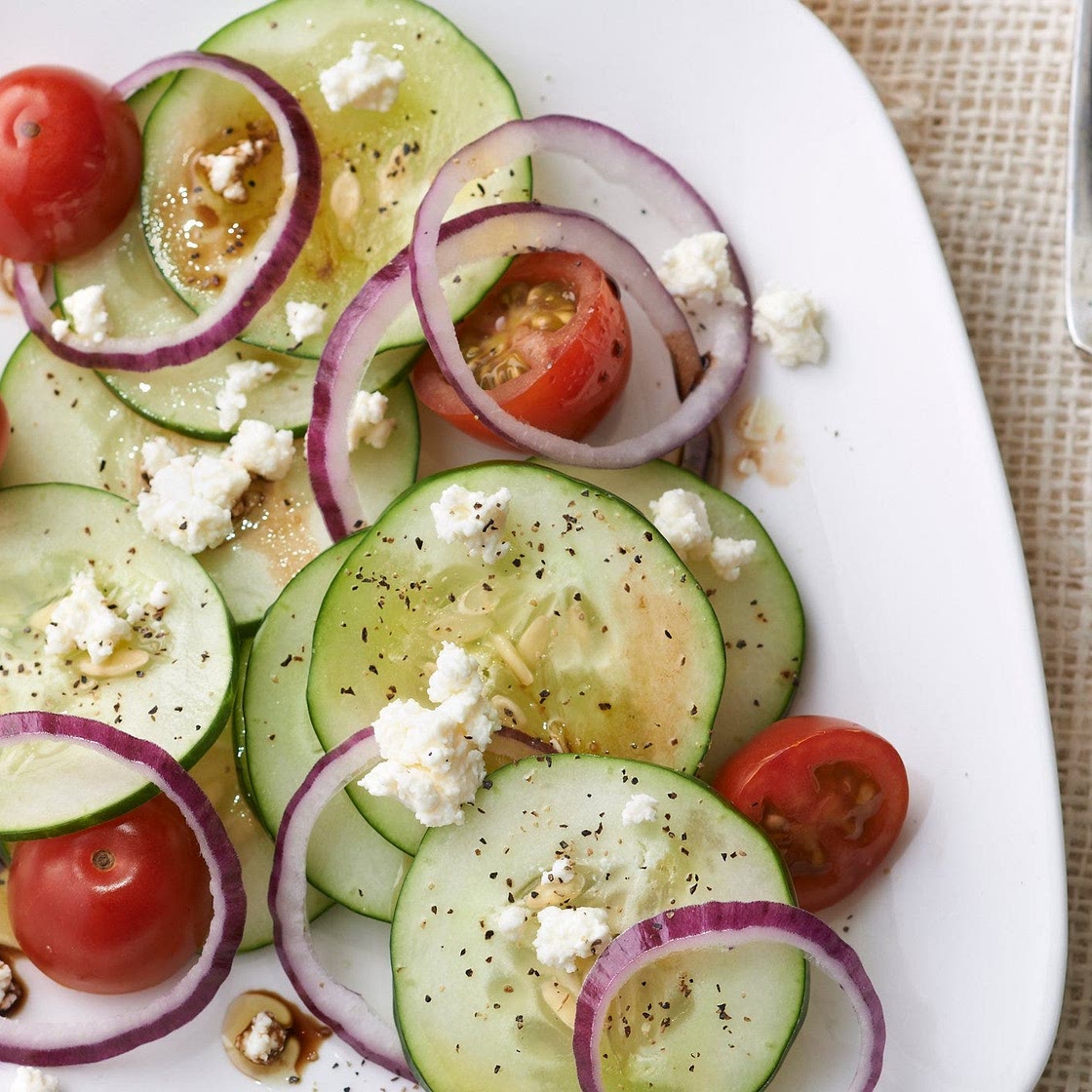 Balsamic Cucumber Salad