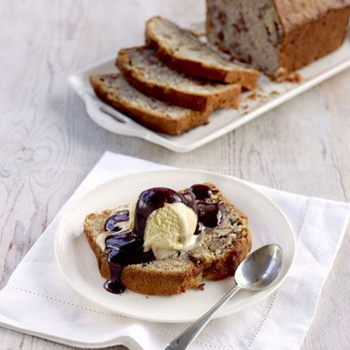 Banana & walnut loaf