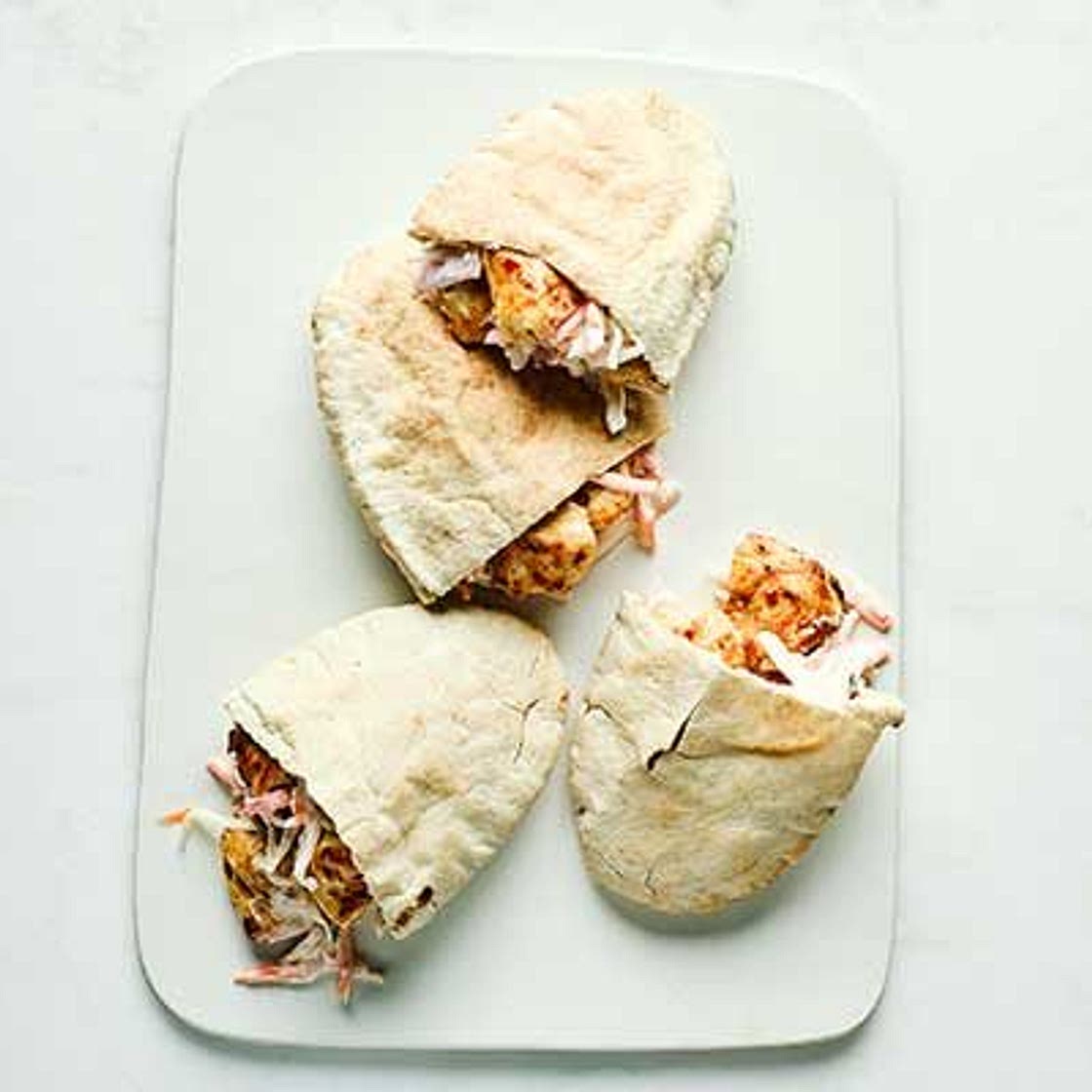 Piri-piri chicken pittas