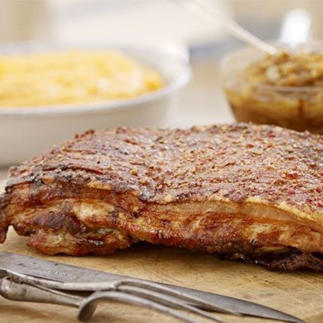 Sticky slow-roast belly of pork