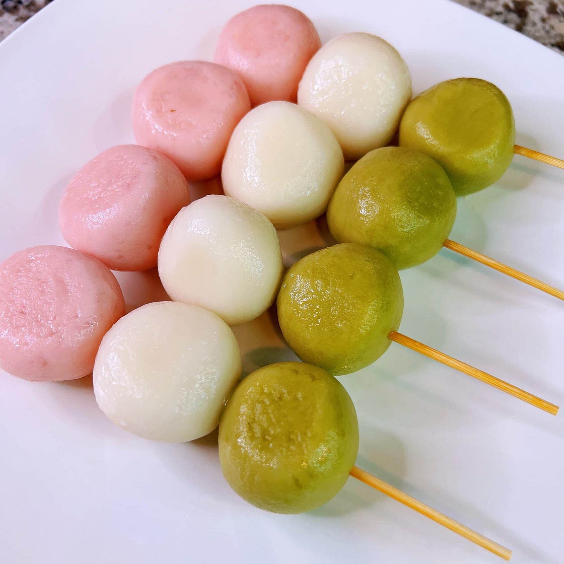 Tricolor Dango Recipe