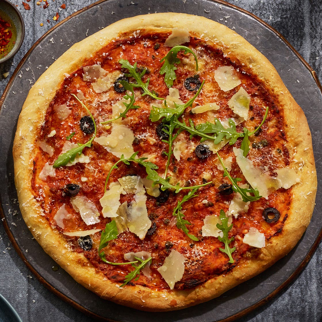 Lactose-free pizza