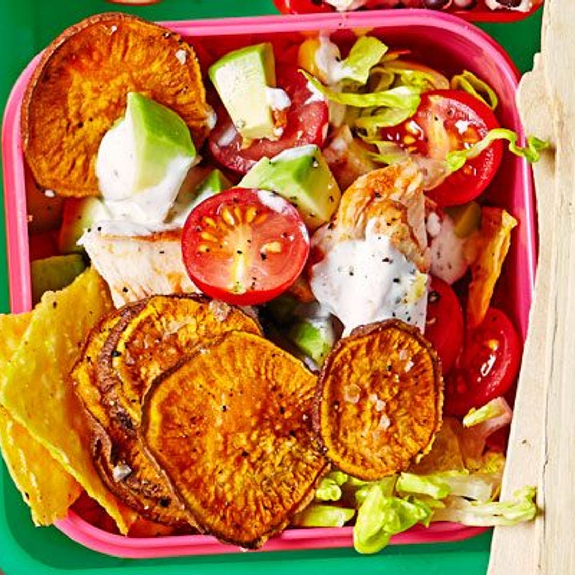 Chicken taco salad