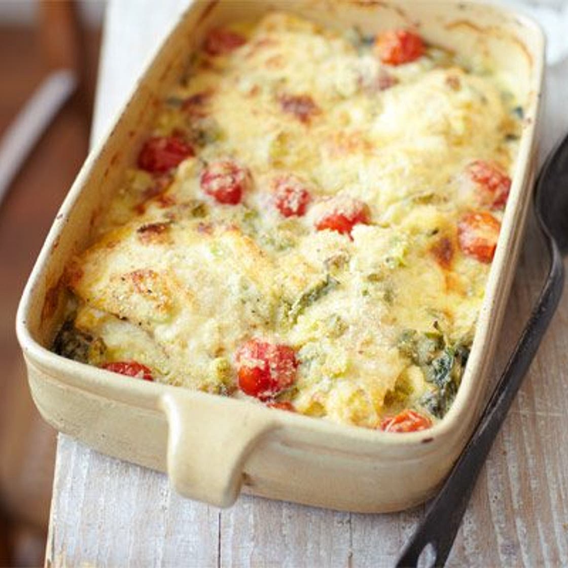 Smoked haddock gratin