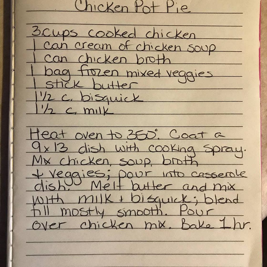 Chicken pot pie