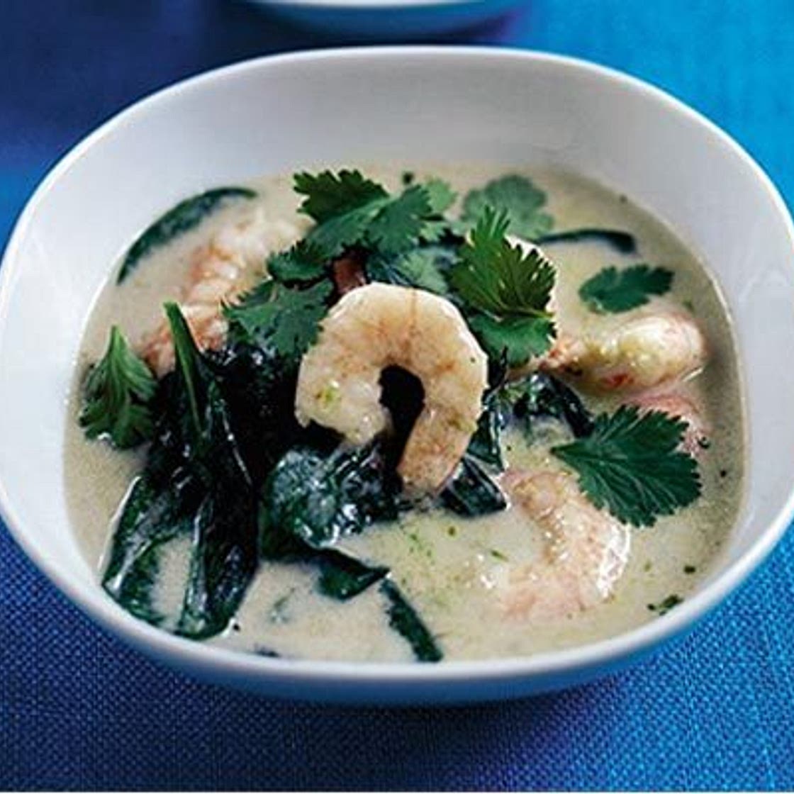 15-minute prawn curry