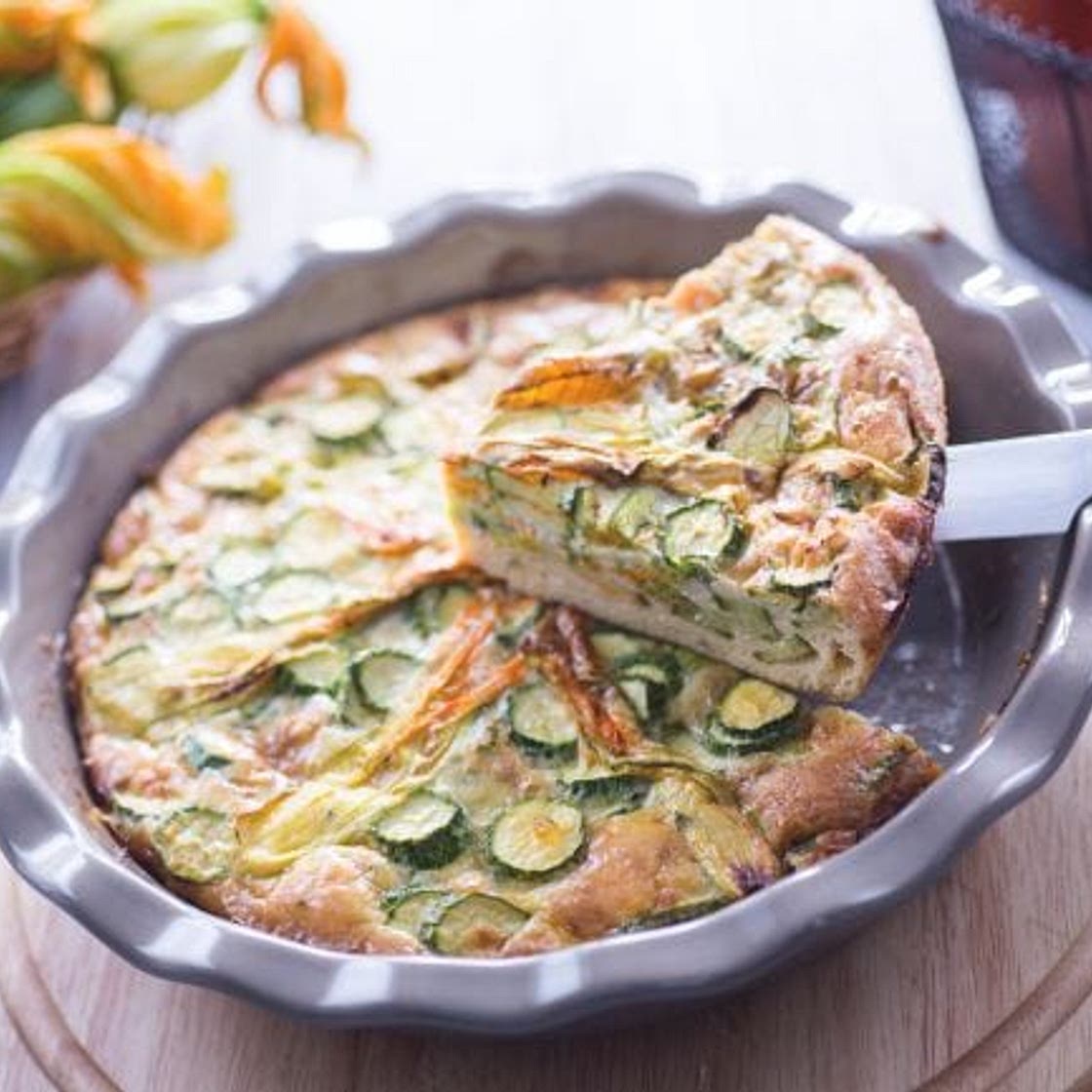 Frittata di zucchine al forno
