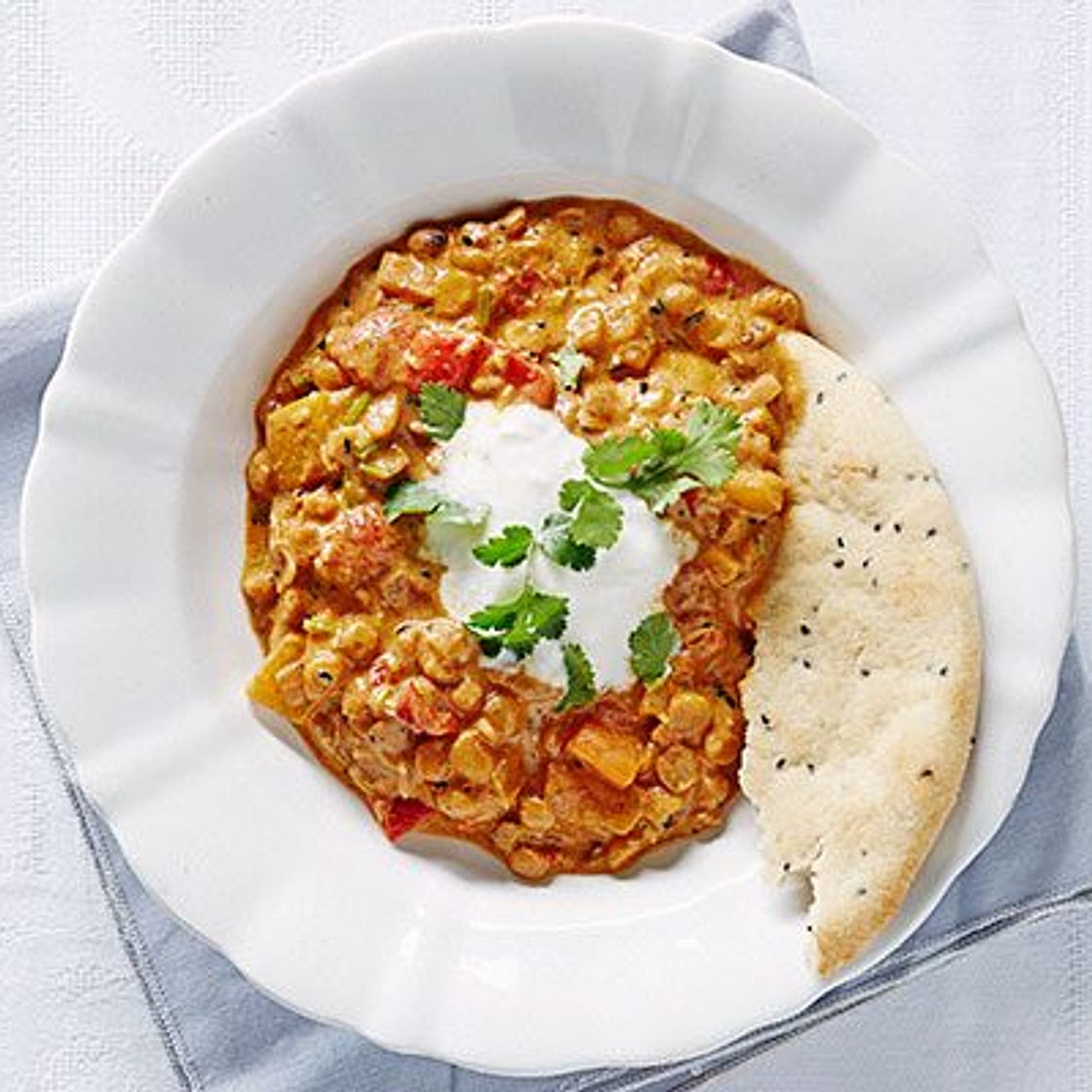 Creamy split pea curry