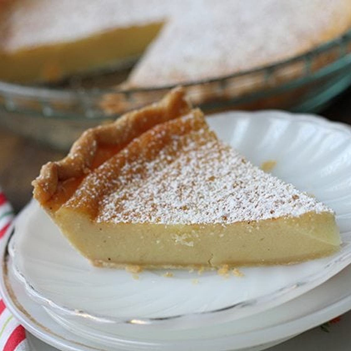 Eggnog Chess Pie