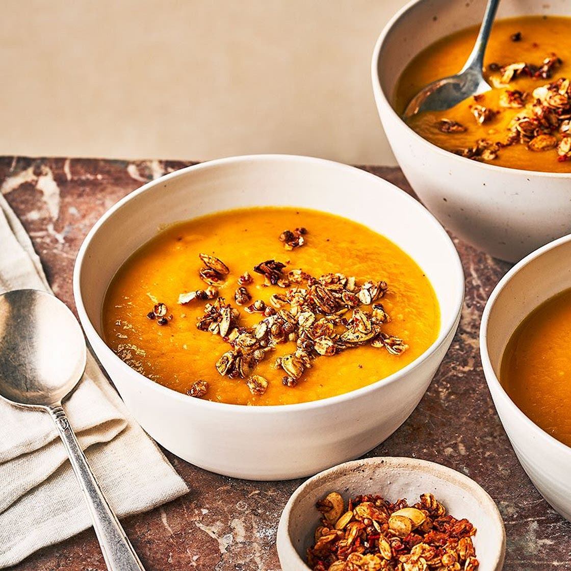 Healthy pumpkin soup