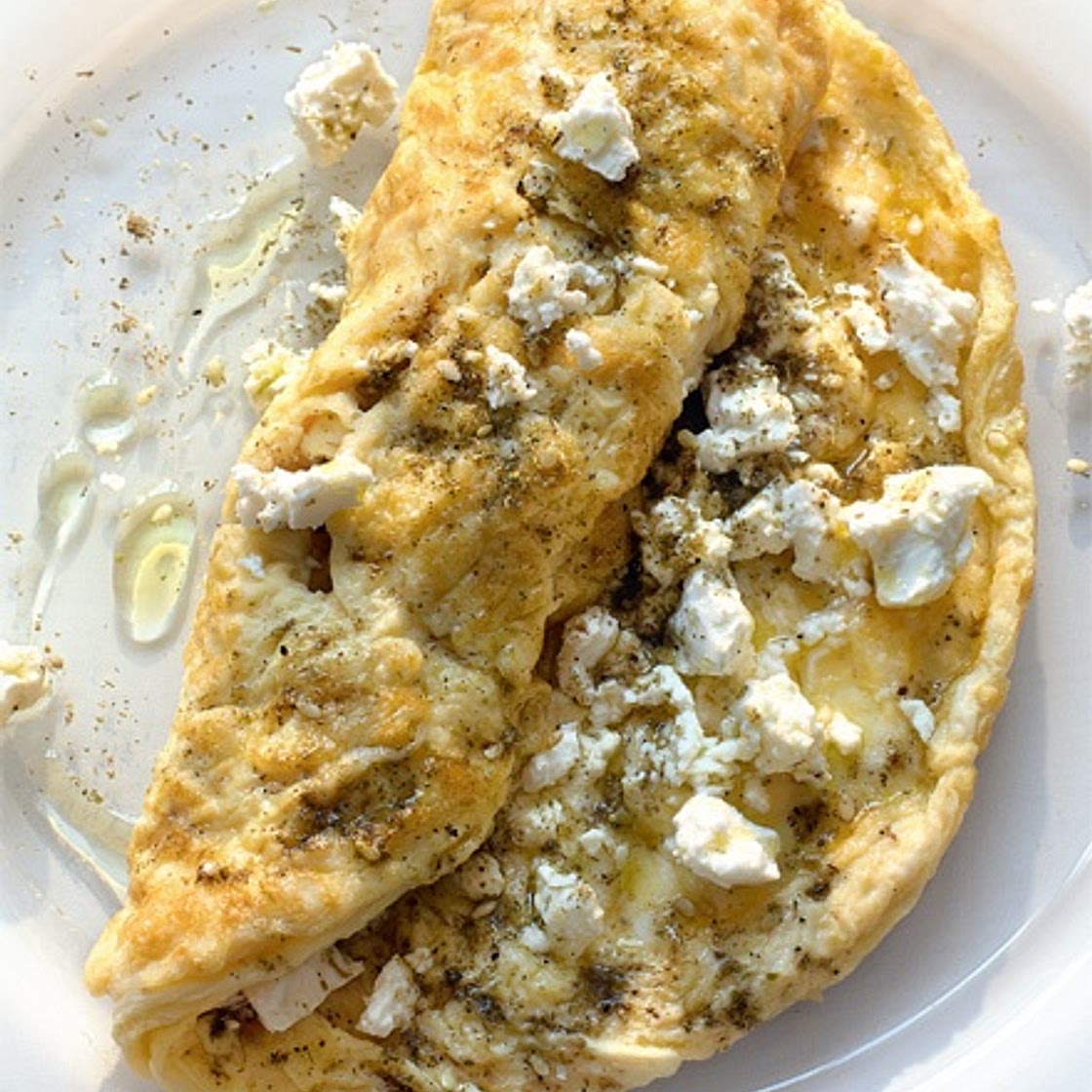Feta And Za'Atar Omelette