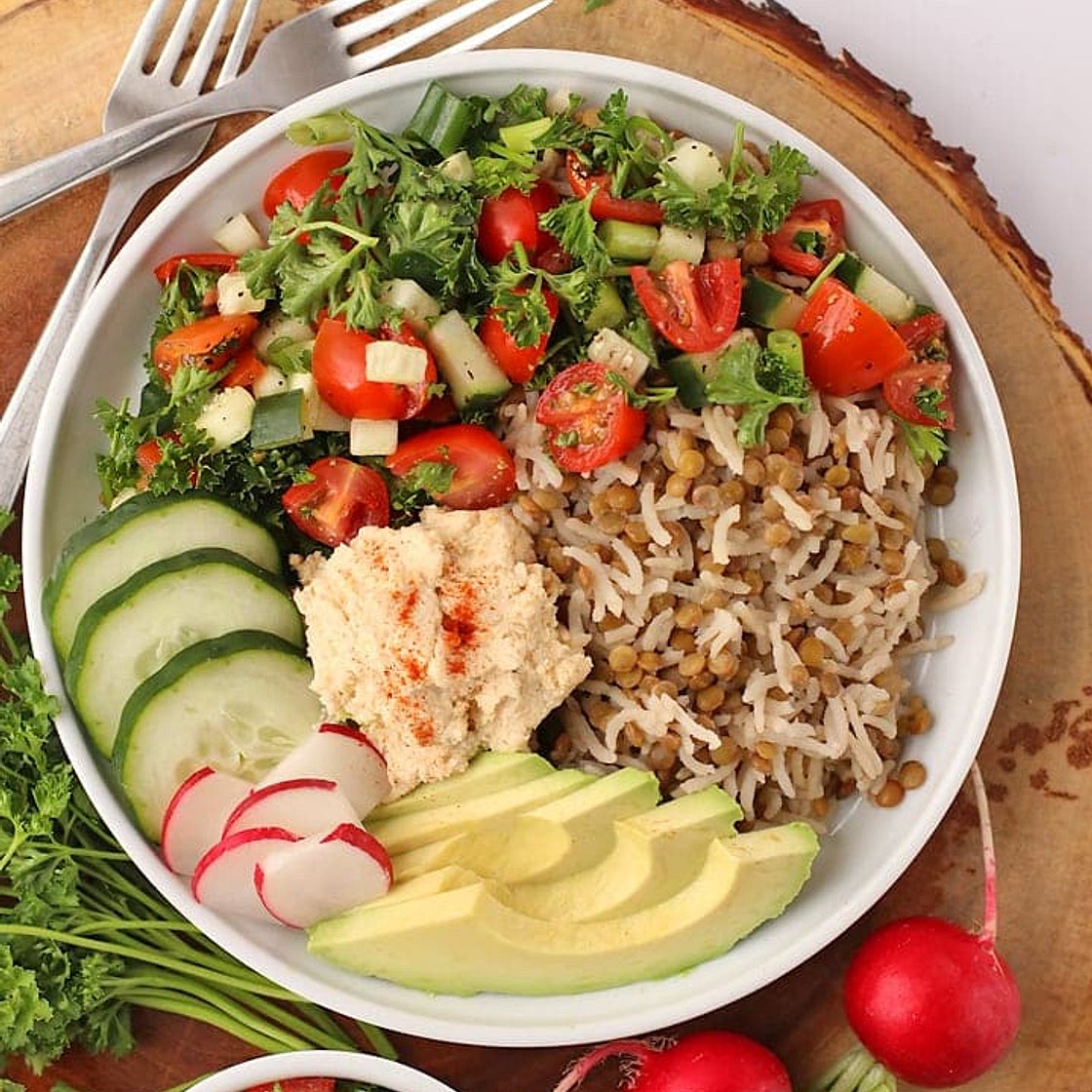 Mediterranean Lentils and Rice